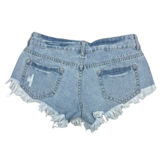 BILLABONG Laneway Frayed Hem Denim Short Sz 3 - Picture 6 of 7